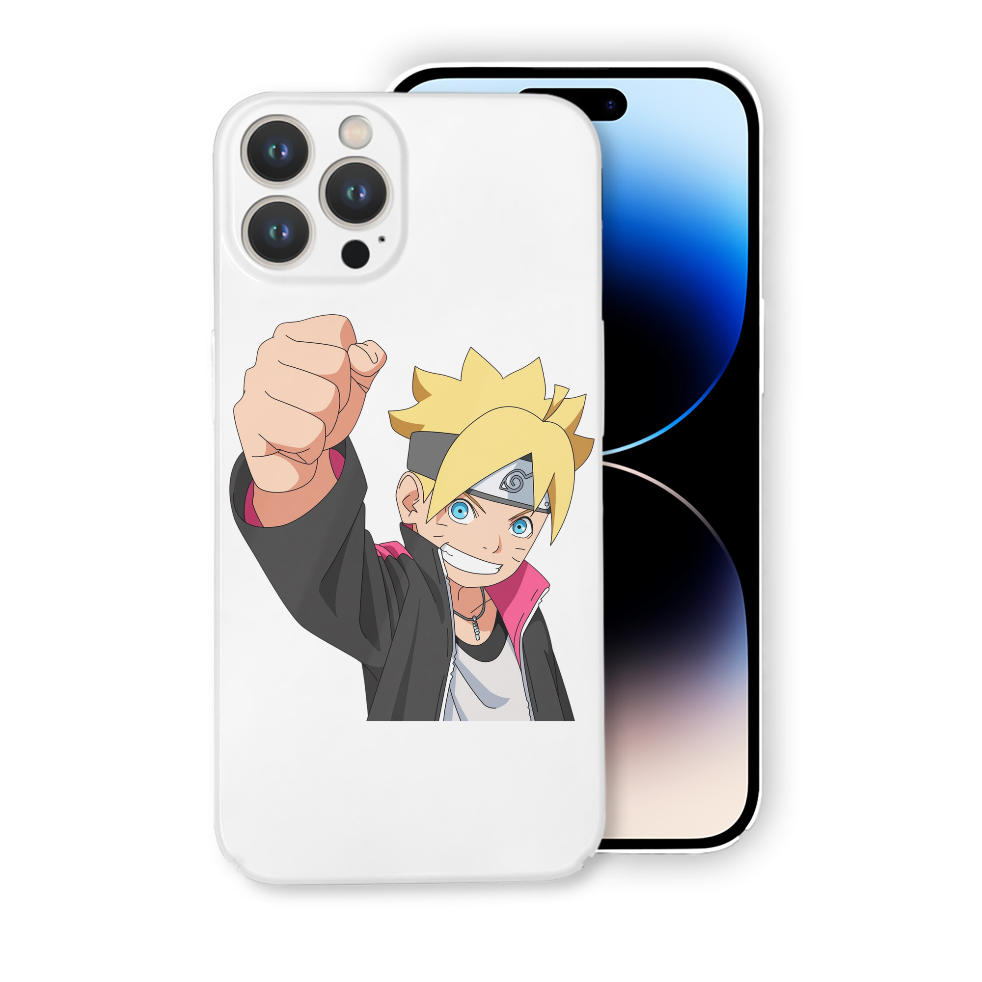 （画像用） NARUTO -ナルト- うずまき ボルト Uzumaki Boruto 【iPhone 14シリーズ対応】ハードケース